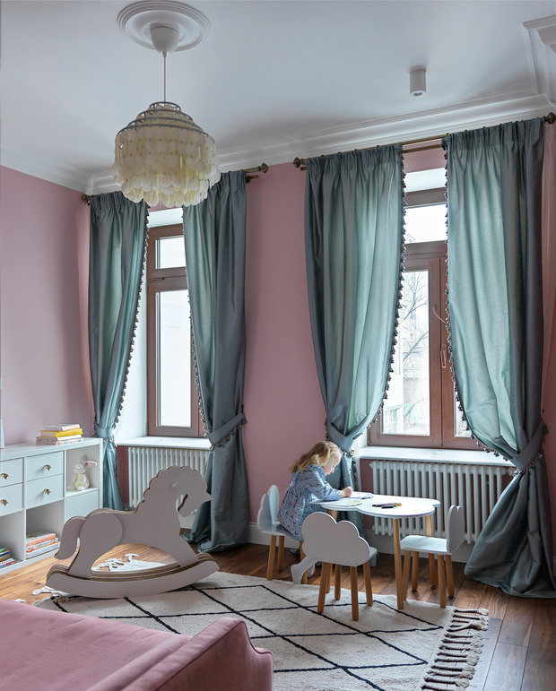 Фотография: Детская в стиле Классический, Эклектика, Квартира, Проект недели, Москва, 4 и больше, Более 90 метров, Татьяна Полянская, Марина Кибизова, Ольга Комарова – фото на INMYROOM