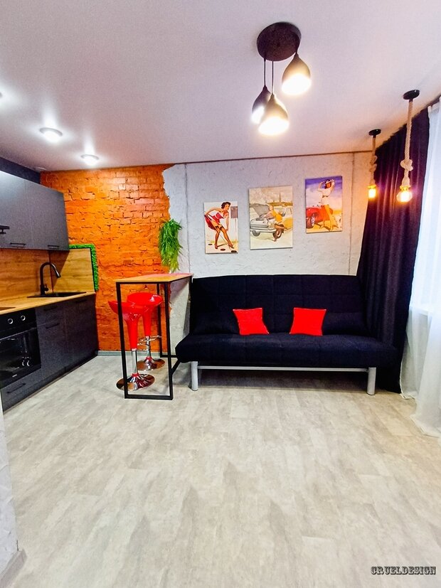 Фото из портфолио Яркий лофт – фотографии дизайна интерьеров на INMYROOM