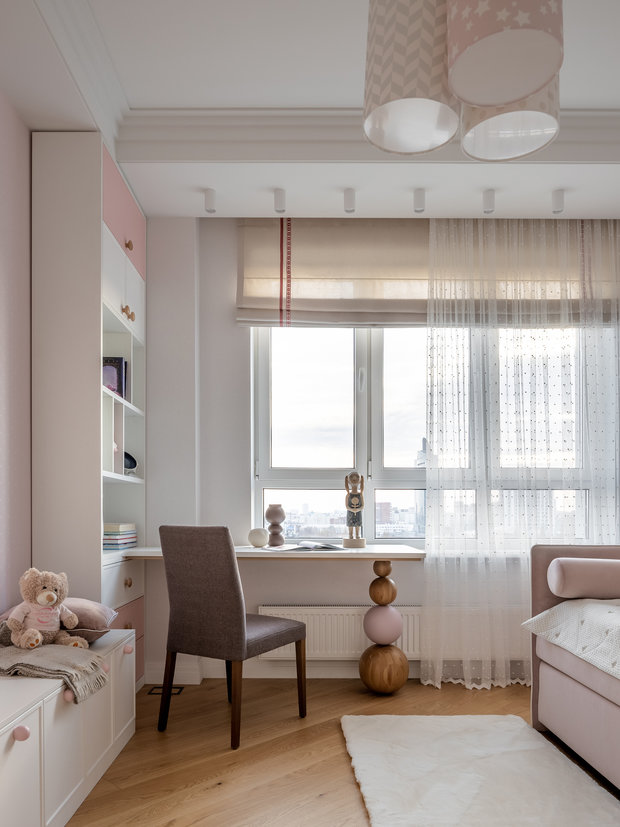 Фотография: Детская в стиле Современный, Классический, Квартира, Проект недели, 4 и больше, Более 90 метров, Уфа, PRSPKT Architects – фото на INMYROOM