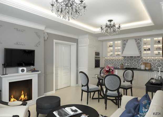 Фото из портфолио Sestroretsk -100 м. – фотографии дизайна интерьеров на INMYROOM