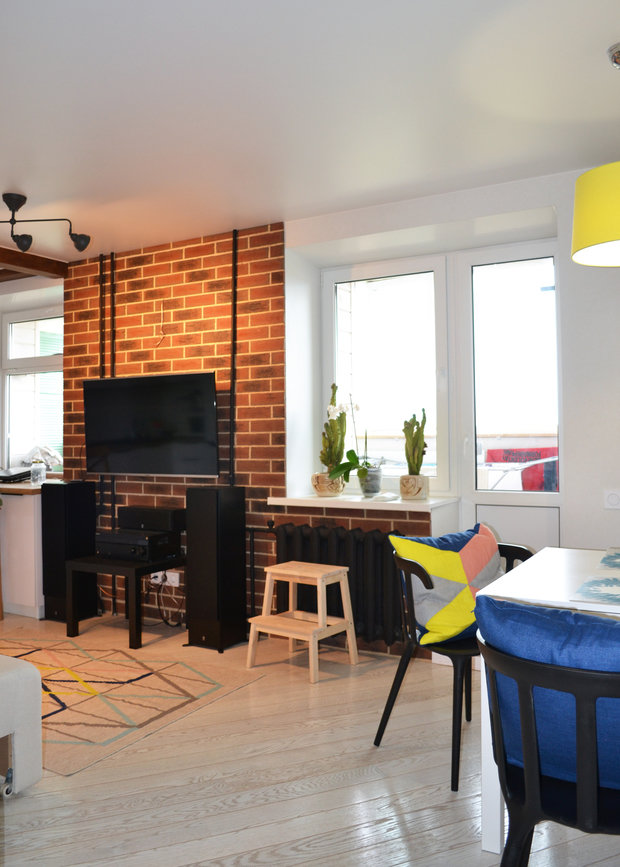 Фото из портфолио Квартира для молодой пары – фотографии дизайна интерьеров на INMYROOM