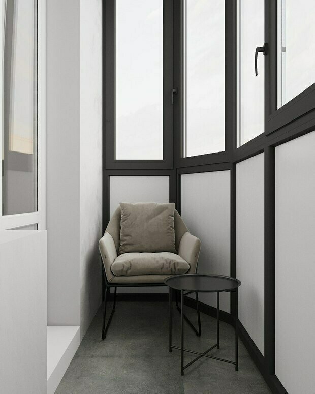 Интерьер гостиной в стиле минимализм с элементами современного дизайна