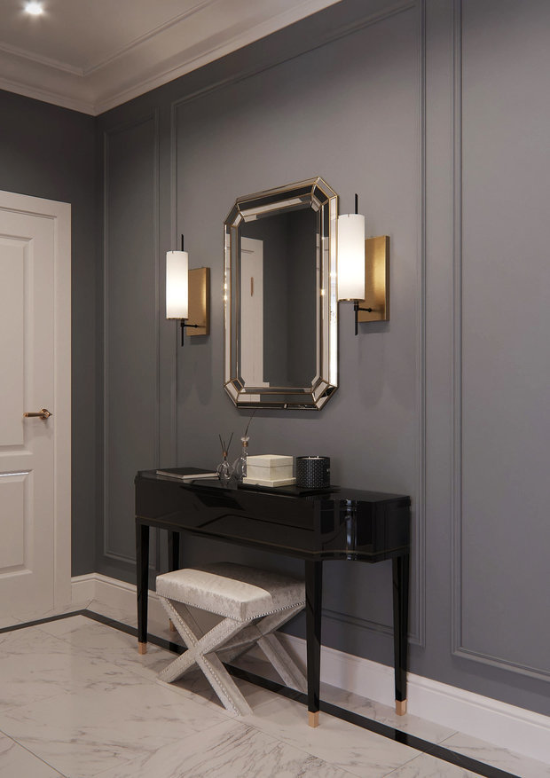 Фотография: Прихожая в стиле Классический, Современный, Лепнина, Гид, «Европласт», Светлана Гаврилова, Европласт, Бюро «Общая Площадь», Lesh, Павел Науменко, Серж Махов, Елена Скутова, Александр Козлов, лепной декор, молдинги – фото на INMYROOM