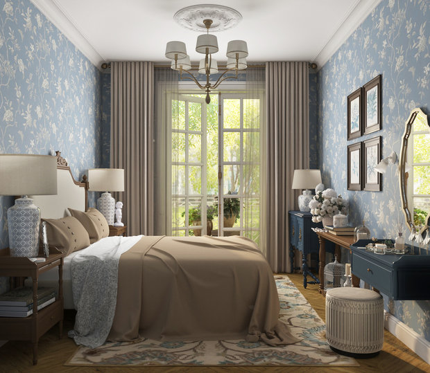 Фотография: Спальня в стиле Прованс и Кантри, Гид, Виктория Золина, Zi-Design, Татьяна Красикова, Людмила Данилевич, Елена Соренсен, Жанна Наволоцкая – фото на INMYROOM