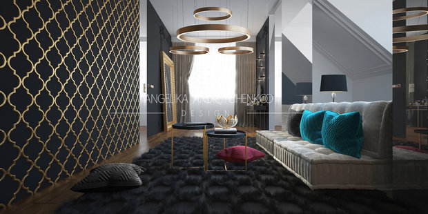 Фото из портфолио Mansard in Warsaw – фотографии дизайна интерьеров на INMYROOM