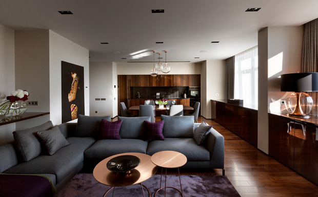 Фото из портфолио Grey and Walnut – фотографии дизайна интерьеров на INMYROOM