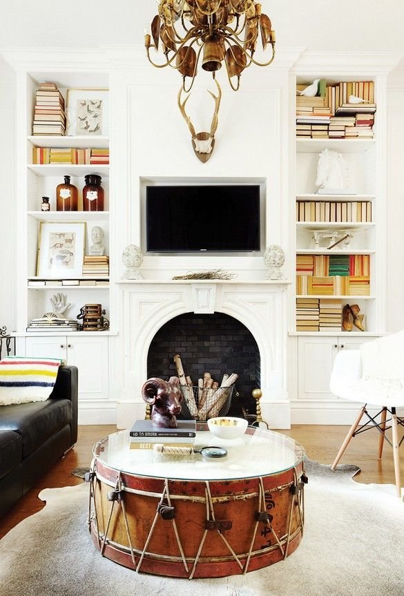 Фотография: Гостиная в стиле Скандинавский, Эклектика, Декор интерьера, Мебель и свет, Цвет в интерьере, Советы – фото на INMYROOM