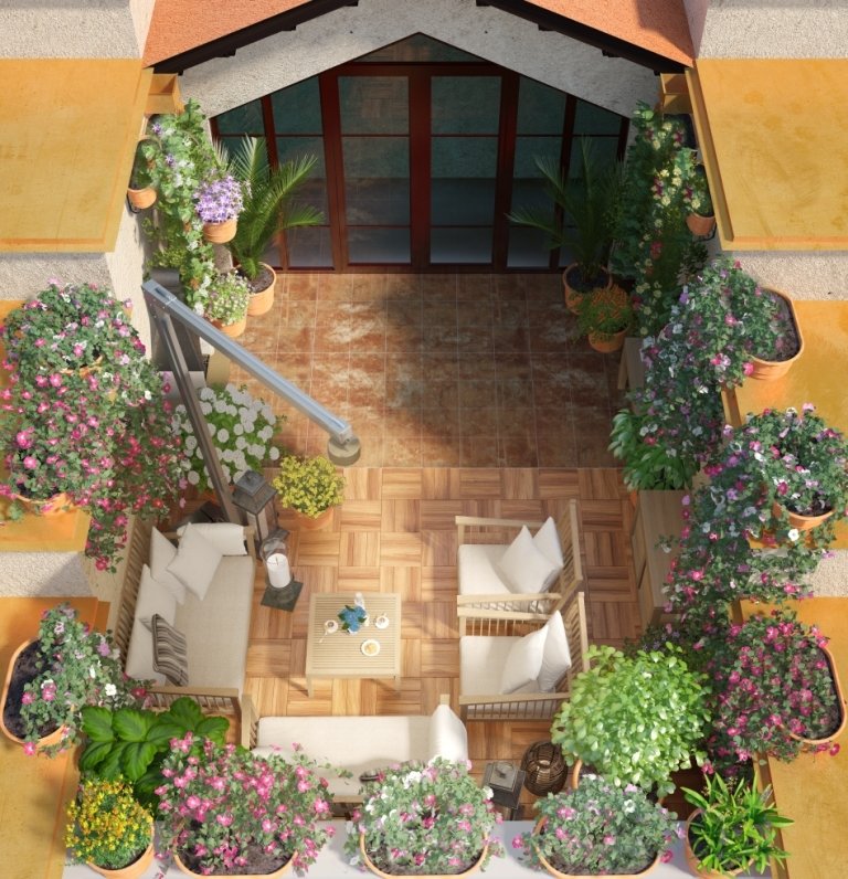 Фотография: Балкон, Терраса в стиле Прованс и Кантри, Современный, Ландшафт, Стиль жизни, Москва – фото на INMYROOM