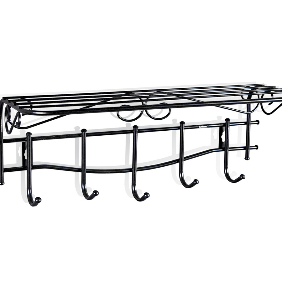 Вешалка настенная Грация черного цвета