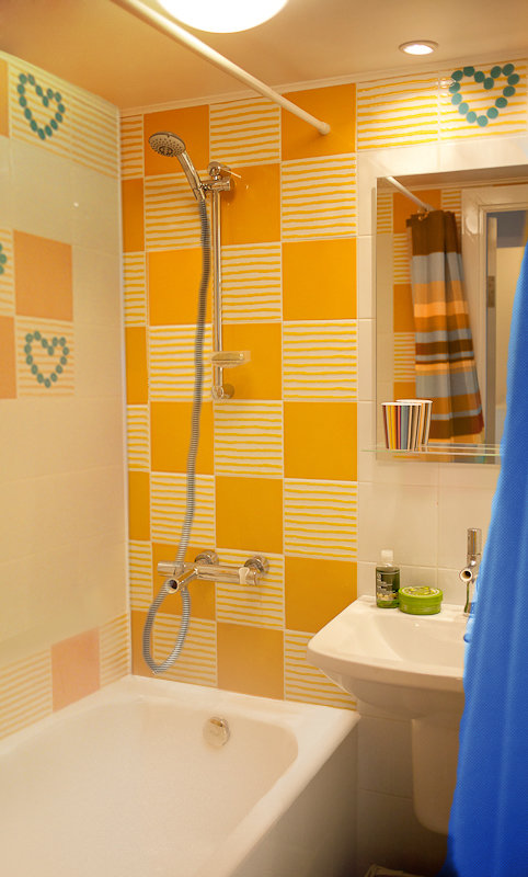 Фотография: Ванная в стиле Современный, Малогабаритная квартира, Квартира, Дома и квартиры, IKEA, Переделка – фото на INMYROOM