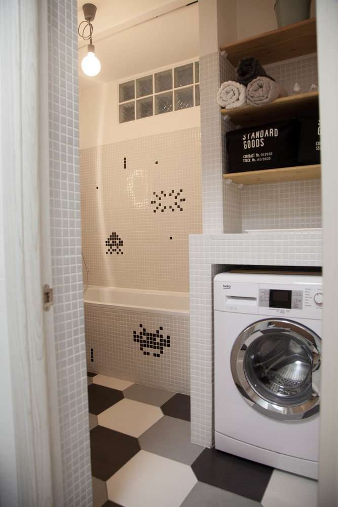 Фотография: Ванная в стиле Скандинавский, Квартира, Проект недели, двухкомнатная квартира, Герой InMyRoom, Казахстан, Хрущевка – фото на INMYROOM Фотография: Ванная в стиле Скандинавский, Квартира, Проект недели, двухкомнатная квартира, Герой InMyRoom, Казахстан, Хрущевка – фото на INMYROOM