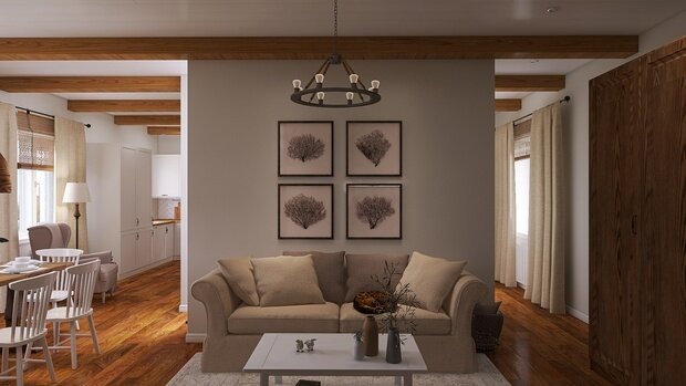 Фото из портфолио Домик в деревне – фотографии дизайна интерьеров на INMYROOM