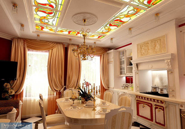 Фото из портфолио Двухэтажный загородный дом 200 кв. м в классическом стиле – фотографии дизайна интерьеров на INMYROOM