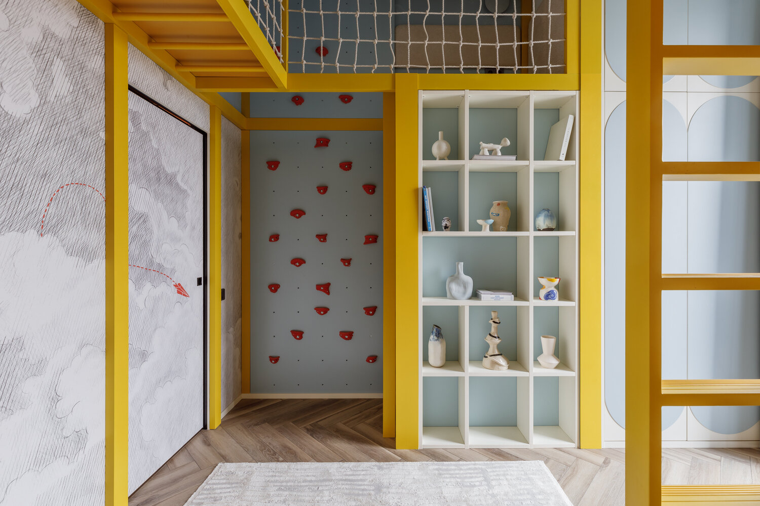 Фотография: Детская в стиле Современный, Квартира, Проект дня, Москва, 3 комнаты, 40-60 метров, современный с элементами поп-арт, Екатерина Мищенко – фото на INMYROOM