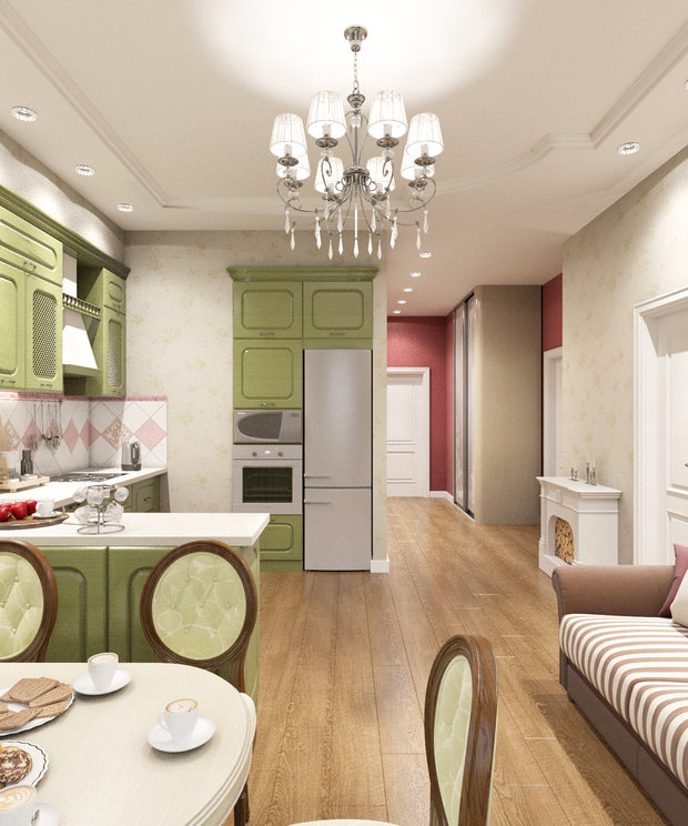 Фото из портфолио Квартира 55 кв.м. на ул. Дзержинского – фотографии дизайна интерьеров на INMYROOM