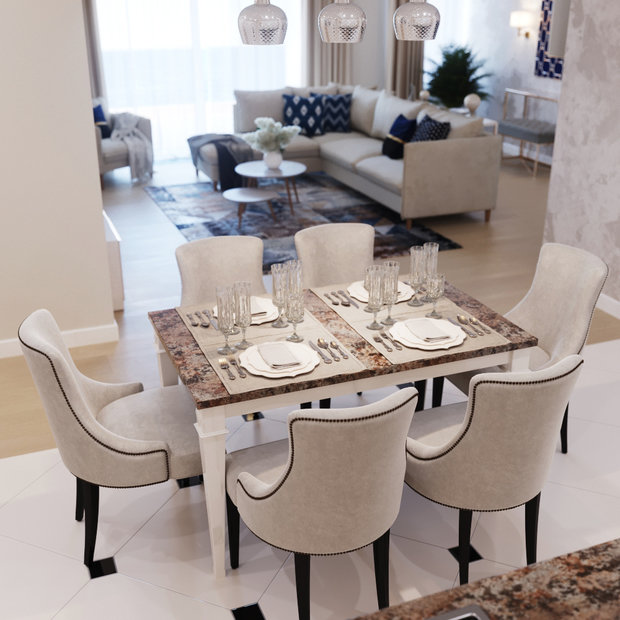 Фото из портфолио Квартира на берегу моря – фотографии дизайна интерьеров на INMYROOM