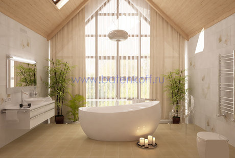 Дизайн ванной комнаты в каркасном доме 