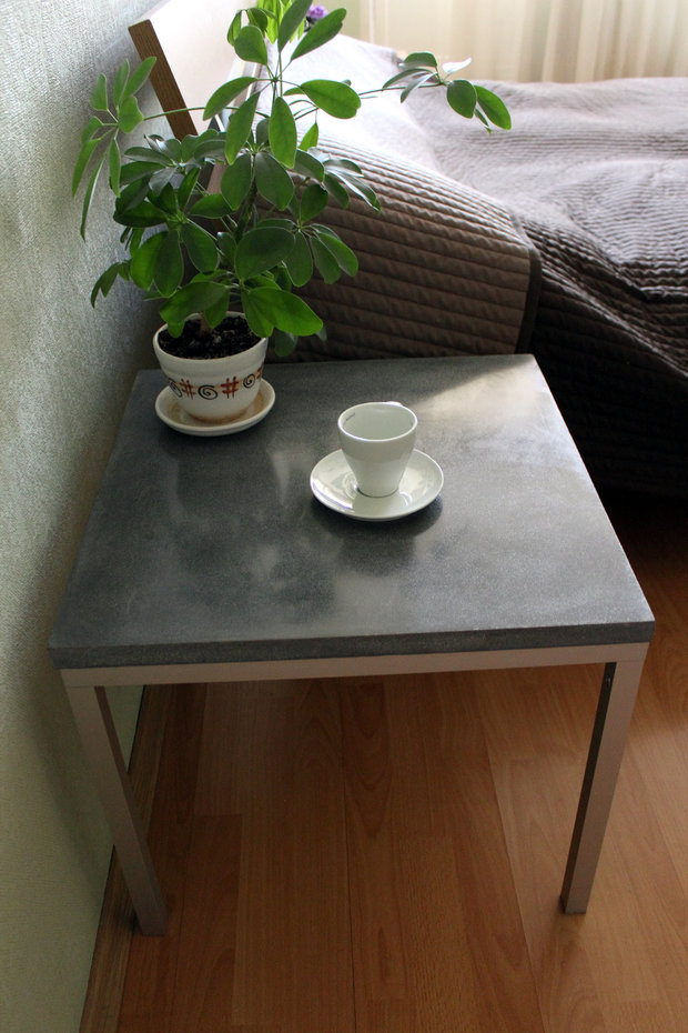 Фото из портфолио Кофейный стол из полированного бетона. – фотографии дизайна интерьеров на INMYROOM
