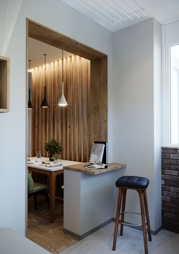 Фотография: Балкон в стиле Современный, Квартира, Проект недели, Санкт-Петербург, Монолитный дом, 1 комната, 40-60 метров, Владислав Седов, LINES – фото на INMYROOM