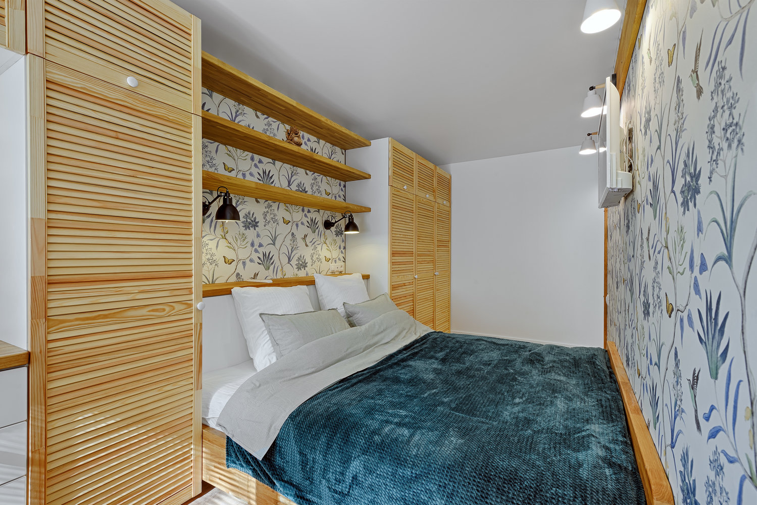 Фотография: Спальня в стиле Скандинавский, Современный, Квартира, Проект недели, Московская область, 2 комнаты, 40-60 метров, Солнечногорск – фото на INMYROOM Фотография: Спальня в стиле Скандинавский, Современный, Квартира, Проект недели, Московская область, 2 комнаты, 40-60 метров, Солнечногорск – фото на INMYROOM