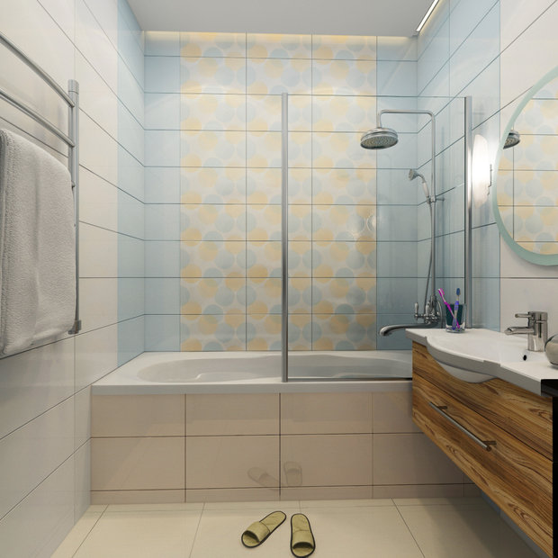 Фото из портфолио Квартира в стиле эклектика в ЖК Изумрудный – фотографии дизайна интерьеров на INMYROOM