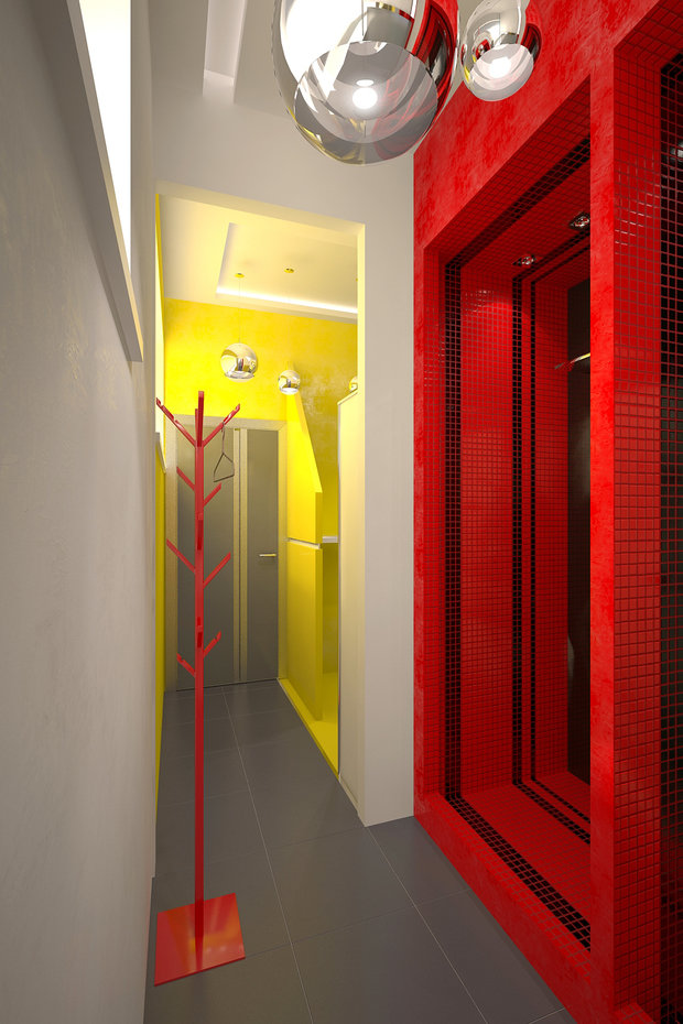 Фото из портфолио Раздевалки в штаб-квартире Eforb – фотографии дизайна интерьеров на INMYROOM