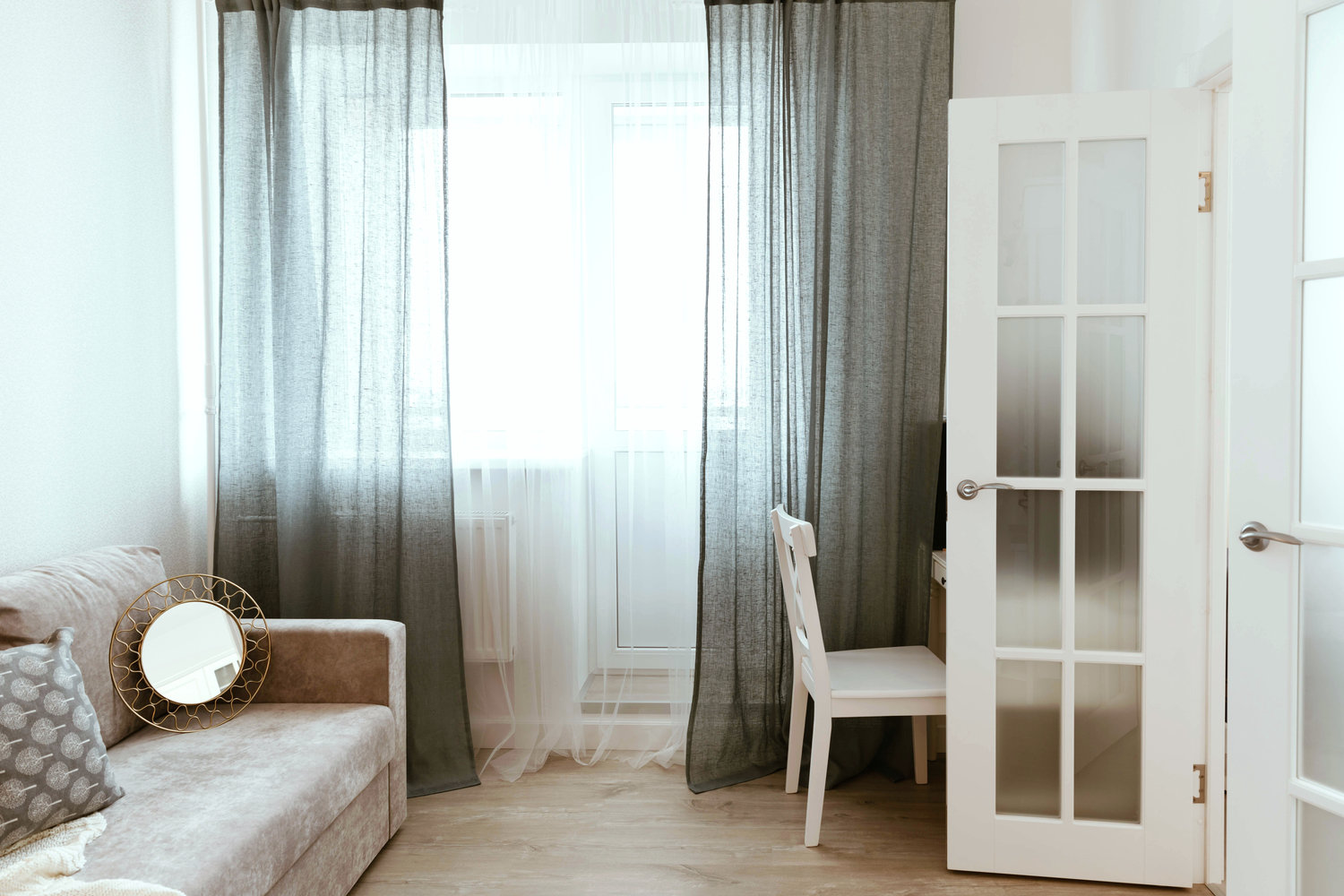 Фотография: Гостиная в стиле Скандинавский, Современный, Малогабаритная квартира, Квартира, Проект недели, Санкт-Петербург, 1 комната, до 40 метров, Ольга Копосова, Юлия Киткаева – фото на INMYROOM