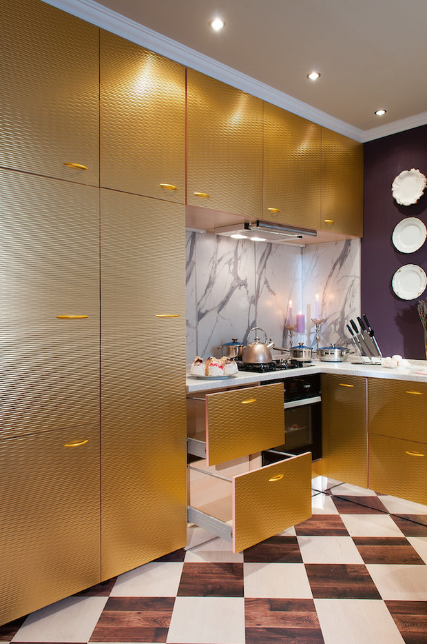 Фотография: Кухня и столовая в стиле Эклектика, Гостиная, Дом, Дома и квартиры – фото на INMYROOM