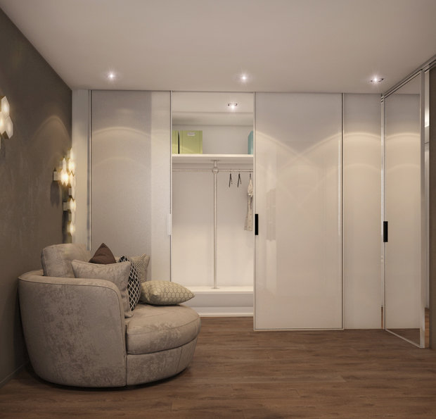 Фотография: Гардеробная в стиле Современный – фото на INMYROOM