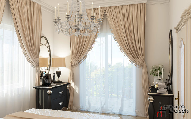 Фото из портфолио Дизайн-проект спальни в классическом стиле  – фотографии дизайна интерьеров на INMYROOM