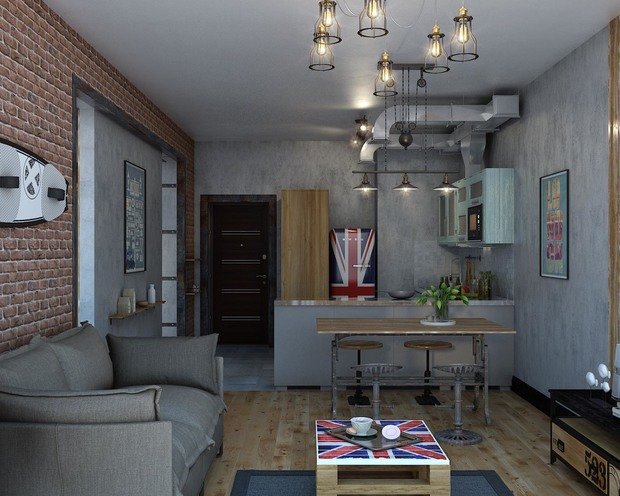 Фото из портфолио Loft – фотографии дизайна интерьеров на INMYROOM