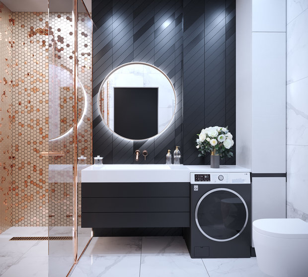 Фото из портфолио Дизайн-проект частной квартиры ЖК "Рассказово" 65,7 м² – фотографии дизайна интерьеров на INMYROOM