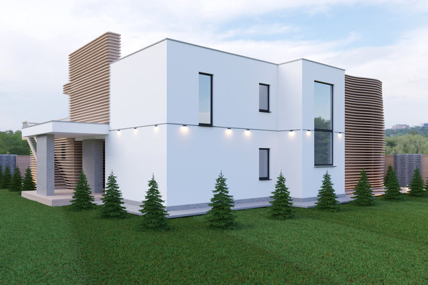 Фото из портфолио Дом-река – фотографии дизайна интерьеров на INMYROOM