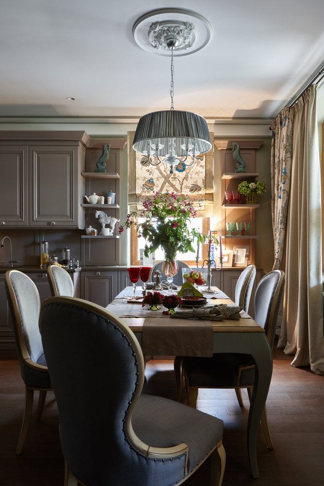 Фотография: Кухня и столовая в стиле Прованс и Кантри, Дом, Проект недели, Светлана Ильина, 4 и больше, Более 90 метров, ЖК «Суханово-парк» – фото на INMYROOM