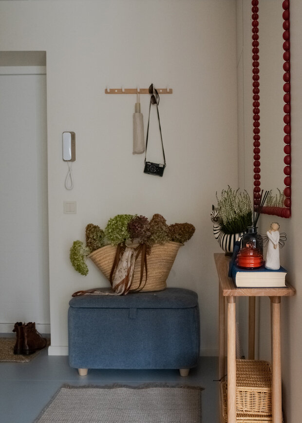 Фотография: Прихожая в стиле Современный, Винтажный, Малогабаритная квартира, Квартира, Проект дня, Беларусь, Минск, Хрущевка, 2 комнаты, 40-60 метров, Ирина Первушина – фото на INMYROOM