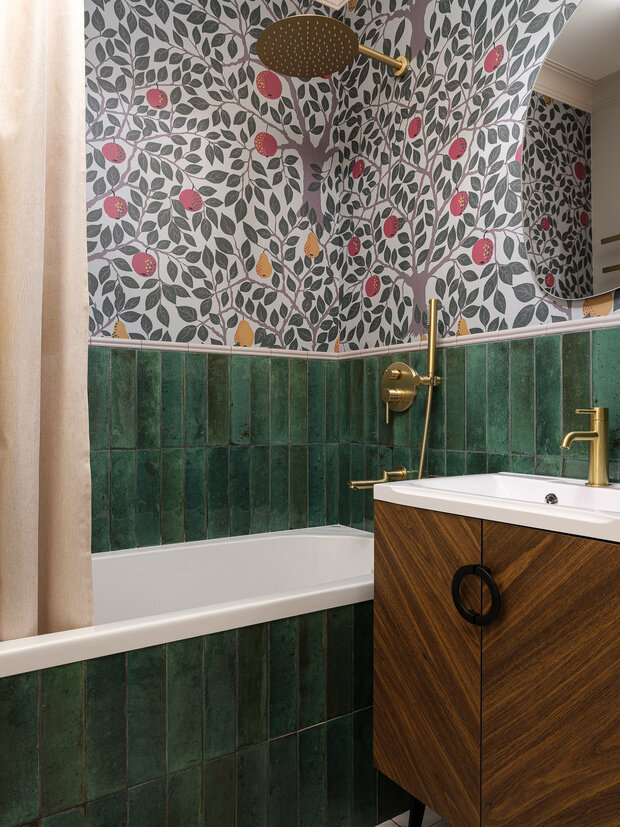 Фотография: Ванная в стиле Современный, Квартира, Москва, Монолитный дом, 4 и больше, Более 90 метров, Эксклюзивные проекты, ЖК «Holland Park», минимализм с элементами современного дизайна, Татьяна Казьмина – фото на INMYROOM
