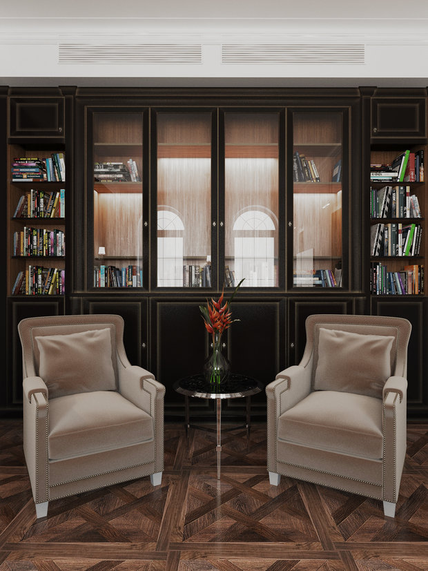 Фото из портфолио Вольная классика – фотографии дизайна интерьеров на INMYROOM