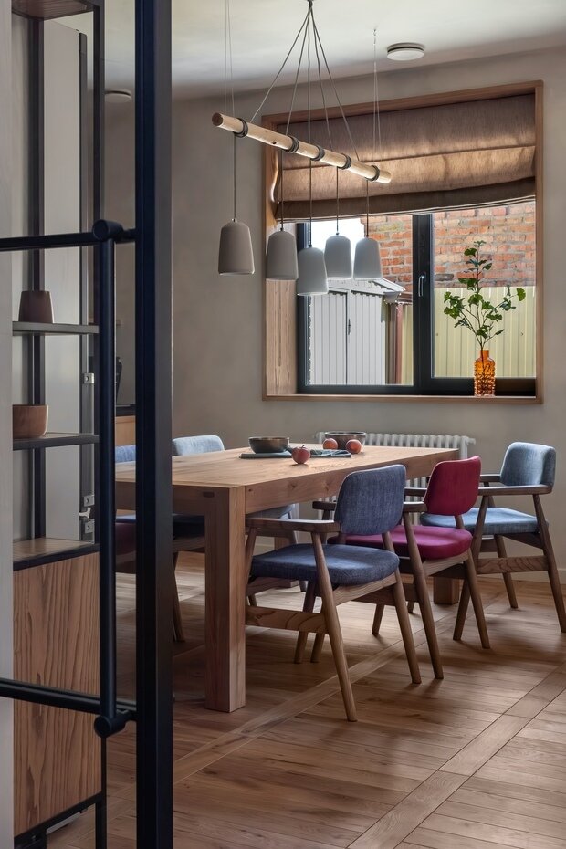 Фотография: Кухня и столовая в стиле Современный, Эклектика, Эко, Проект недели, Дом и дача, Кирпичный дом, Более 90 метров – фото на INMYROOM