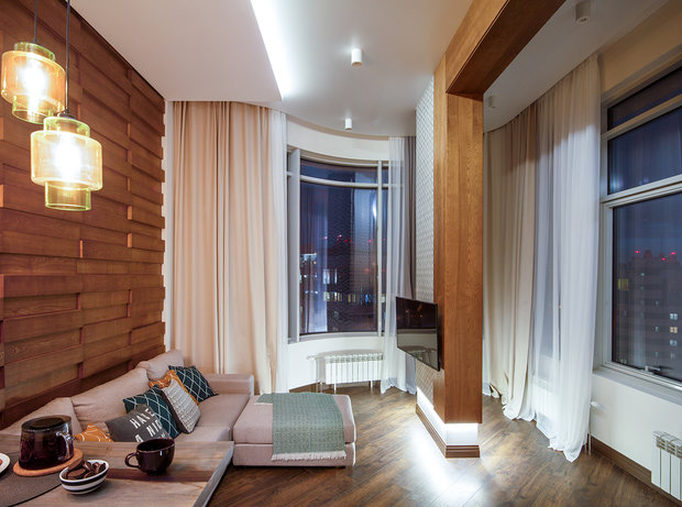 Фото из портфолио 77м2 Eco Реализация – фотографии дизайна интерьеров на INMYROOM