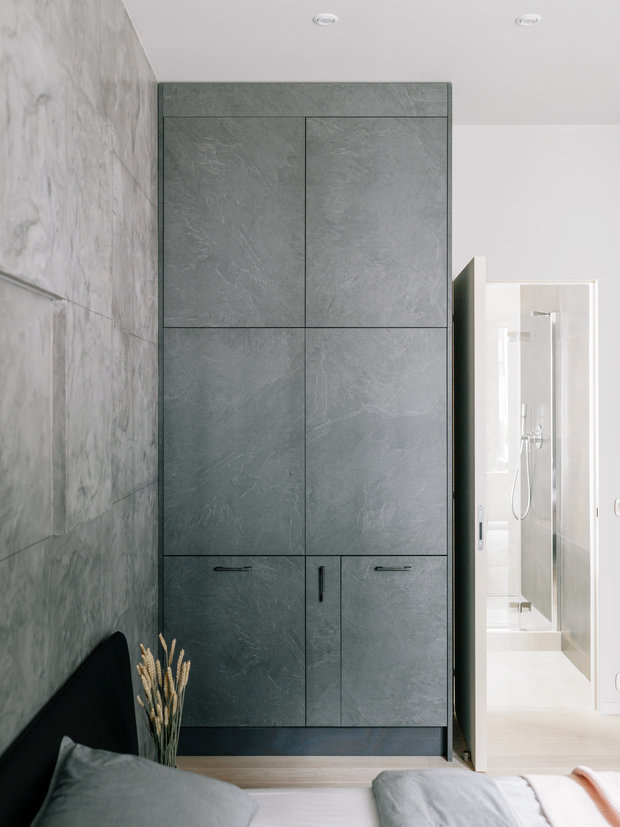 Фотография: Кухня и столовая в стиле Минимализм, Современный, Малогабаритная квартира, Квартира, Студия, Проект дня, Москва, до 40 метров, Ирина Ежова – фото на INMYROOM