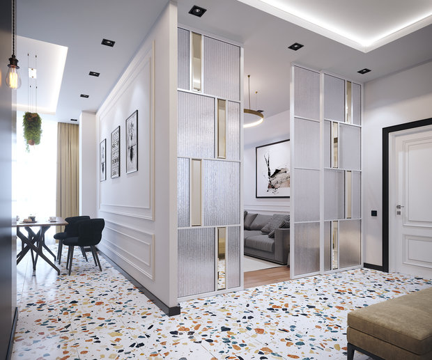 Фото из портфолио Дизайн-проект частной квартиры ЖК "Рассказово" 65,7 м² – фотографии дизайна интерьеров на INMYROOM