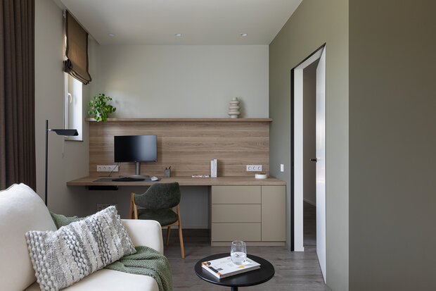 Фотография: Кабинет в стиле Современный, Скандинавский, Дом, Проект дня, Дом и дача, Калининград, 4 и больше, Более 90 метров, Сергей Качалов – фото на INMYROOM