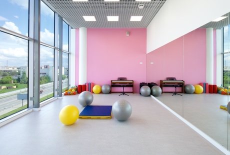 Детский центр. Гимнастический зал.