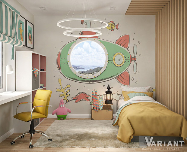 Фото из портфолио Детксая с круглым окном – фотографии дизайна интерьеров на INMYROOM