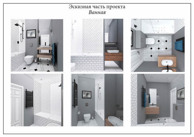 Фото из портфолио Дизайн проект Мосфильмовская – фотографии дизайна интерьеров на INMYROOM