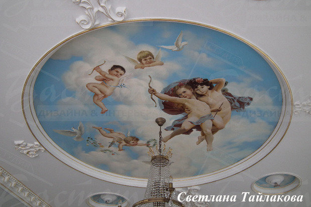 Фото из портфолио Роспись стен и потолка – фотографии дизайна интерьеров на InMyRoom.ru