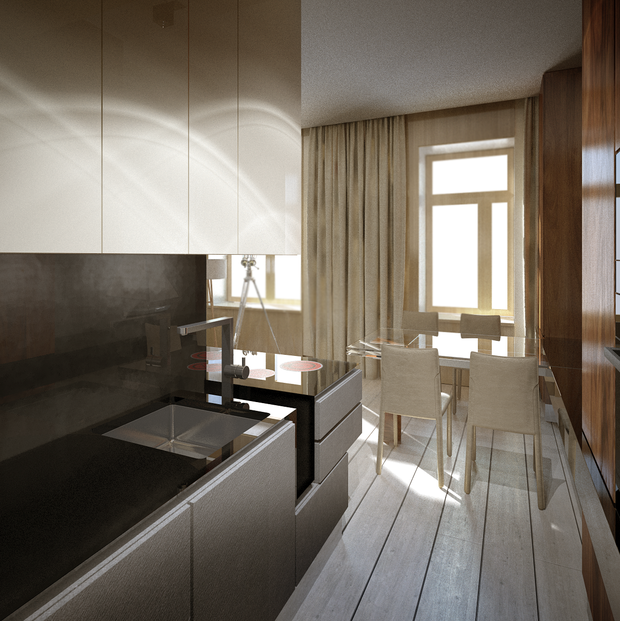 Фото из портфолио Oak Апартаменты  – фотографии дизайна интерьеров на INMYROOM