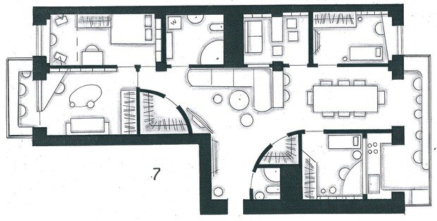 Фото из портфолио Мои перепланировки – фотографии дизайна интерьеров на INMYROOM