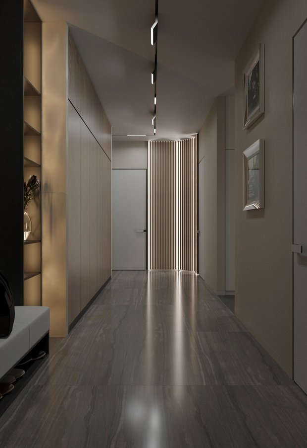 Фото из портфолио 160 м² ЖК Дыхание – фотографии дизайна интерьеров на INMYROOM