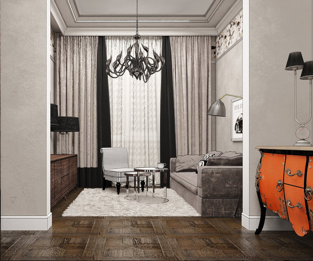 Фото из портфолио "Капуччино" - квартира в Москве. – фотографии дизайна интерьеров на INMYROOM